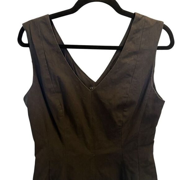 Theory black shift sheath dress size 10 - Picture 3 of 4